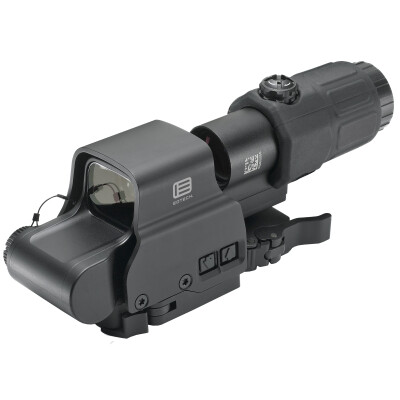 EOTech HHS II Holographic Weapon Sight and Magnifier Combo CR123 Battery Picatinny Quick Disconnect Mount Black HHS-II