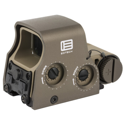 EOTech XPS2-2 Holographic Weapon Sight 65 MOA Circle and Two 1 MOA Dots Non Night Vision Compatible CR123 Battery Weaver/Picatinny Tan XPS2-2TAN