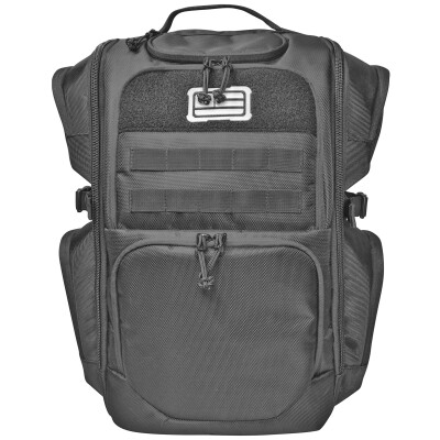 Evolution Outdoor Tactical 1680 Series Tactical Backpack 1680 Denier Polyester Construction Black