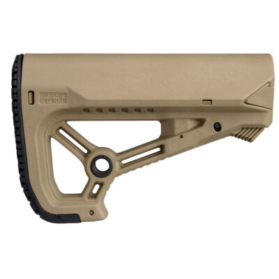 FAB Defense AR-15 GL-Core S Carbine Buttstock Mil-Spec/Commercial Diameter FDE