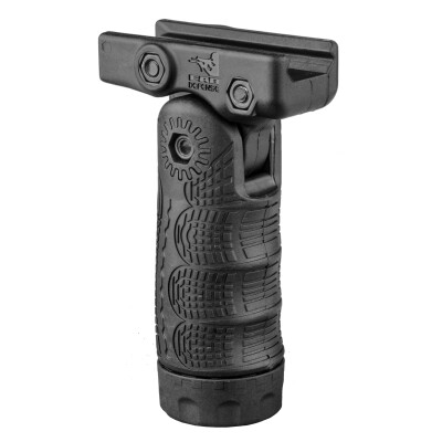 FAB Defense 7 Position Vertically Folding Foregrip Picatinny Rail Mount Polymer Black