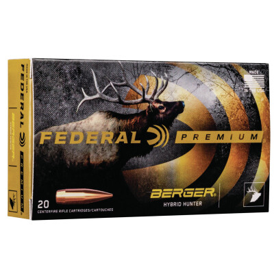 Federal Premium .300 Win Mag Ammunition 20 Rounds Hybrid Hunter 185 Grain
