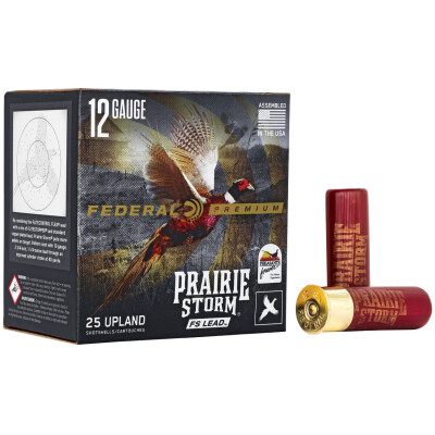Federal Prairie Storm 12 Gauge Ammunition 25 Rounds 2-3/4" #6 Lead