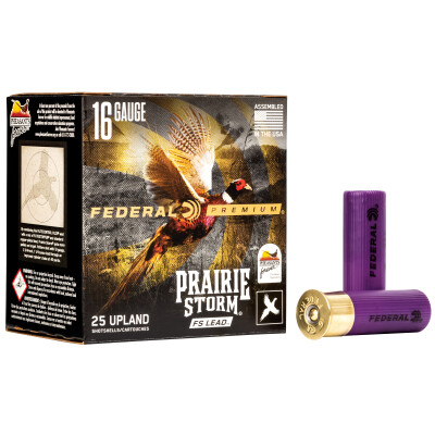 Federal Prairie Storm 16 Gauge Ammunition 25 Rounds 2-3/4" #6 Lead 1-1/4oz