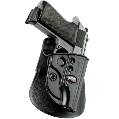 Fobus Evolution Holster Walther PP,PPK,PPKS Right Hand Paddle Attachment Polymer Black
