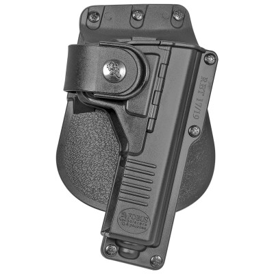 Fobus Tactical Holster for Glock 19/23/32/45 with Light or Laser Right Hand Paddle Black