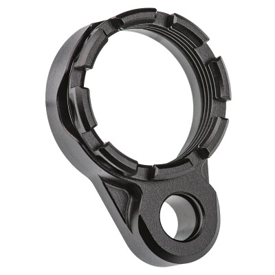 Fortis Manufacturing LE AR15 End Plate System K1 Black Castle Nut (Tapered) LE-BLK-K1-BLK