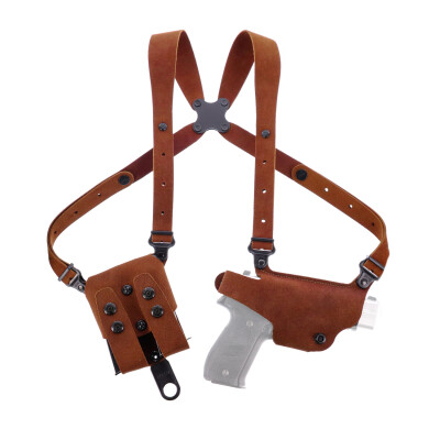 Galco Classic Lite 2.0 Shoulder for Springfield XD/XDM HK USP and Similar Holster Right Hand Leather Natural