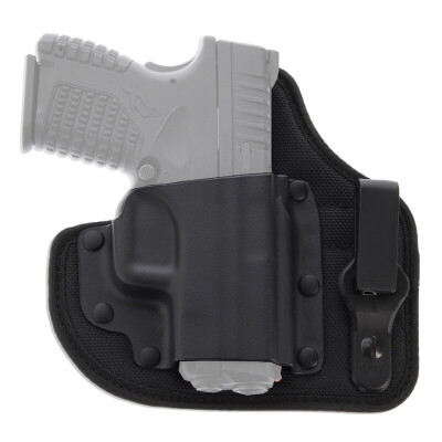 Galco QuickTuk Cloud Inside Waistband Holster Fits S&W M&P Shield Right Hand Belt Clip Kydex/Leather Black