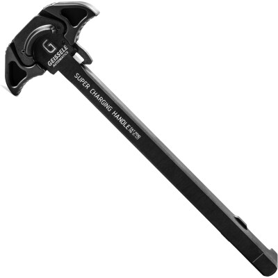 Geissele AR-15 ACH Airborne Charging Handle 5.56 NATO Ambidextrous 7075-T6 Aluminum Matte Black Finish