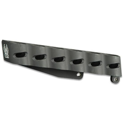 GG&G Remington 870, 1100, 11-87 12 Gauge 6 Round Angled Side Saddle Aluminum Black GGG-1525
