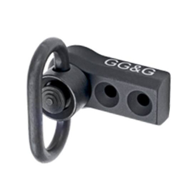 GG&G SCAR QD Rear Sling Attachment Black with HD QD Sling Swivel GGG-1583