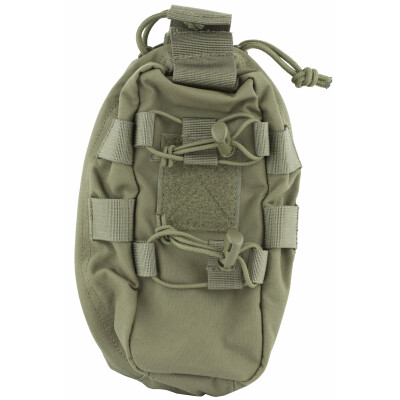 Grey Ghost Gear Slim Medical Pouch MOLLE Compatible Nylon Ranger Green