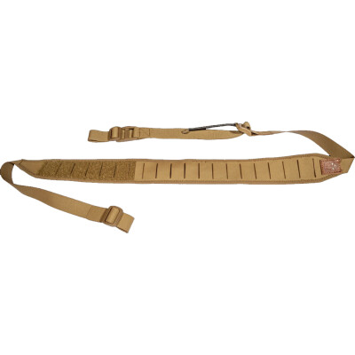 Grey Ghost Gear SD Mega GT Sling With Shoulder Pad Laser Cut Laminate Nylon Coyote Brown