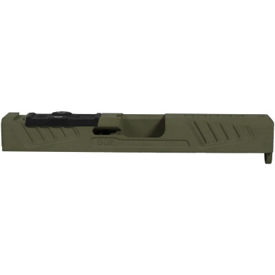 Grey Ghost Precision V5 Stripped Slide for Glock 19 Gen 5 OD Green