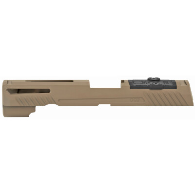 Grey Ghost Precision SIG P320 Full Size V1 Stripped Slide Optic Cut FDE