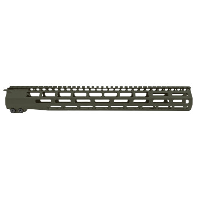 Grey Ghost Precision AR-15 15" Handguard M-LOK Green