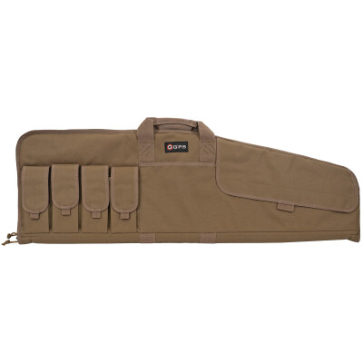 G-Outdoors G.P.S. Tactical 42" Single Rifle Case with Sling 600D Polyester FDE