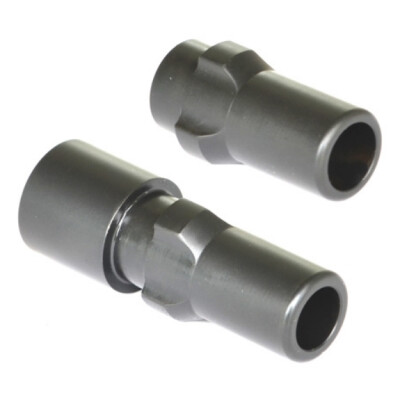 Griffin Armament 9mm Luger 3 Lug Barrel Adapter 1/2x28 Stainless Steel Melonite QPQ Treated Finish Matte Black