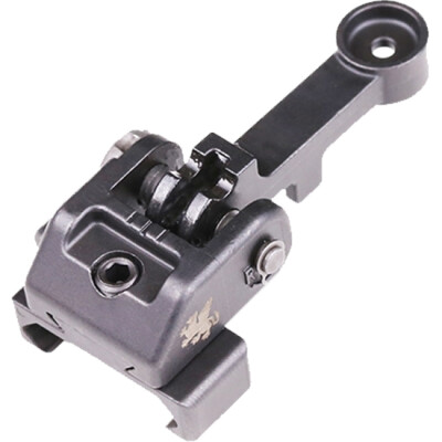 Griffin Armament M2 Sight Rear AR-15 A2 Compatible Modular Rear Sight 17-4 Ordnance Steel Black