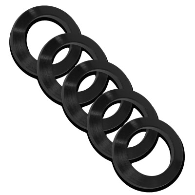 GrovTec Crush Washers .223 Remington 1/2x28 Thread Pitch Compatible Steel Black Nitride 5 Pack