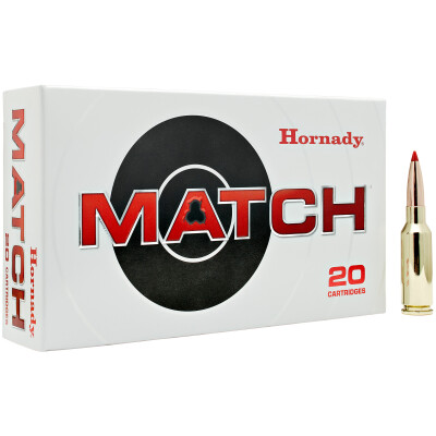 Hornady Match .22 ARC Ammunition 20 Rounds ELD Match 88 Grain