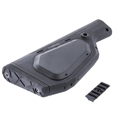 Hera USA HRS Rifle Stock AR-15 A2 Fixed Buffer Tube Compatible Fixed Stock Polymer Construction Matte Black Finish