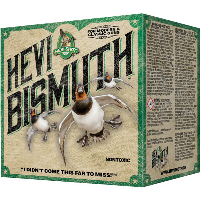 Hevi-Shot Hevi Bismuth Waterfowl Ammunition 20 Gauge 25 Rounds 3" #2 1-1/8 oz Hevi-Bismuth Shot 1400 fps