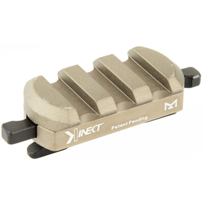 Kinetic Development Group Kinect M-LOK 3-Slot Picatinny Rail Aluminum Brown