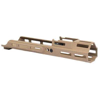 Kinetic Development Group MREX MKII FN SCAR 4.25" M-LOK Free Float Extended Hand Guard Rail System Magpul Flat Dark Earth