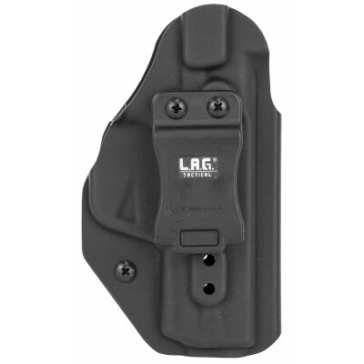 LAG Tactical Liberator MK II Series OWB/IWB Holster for S&W M&P M2.0 9/40 Models Ambidextrous Draw Kydex Construction Matte Black Finish