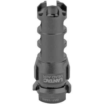 Lantac Dragon DeadAir Sandman KEYMO Quick Mount AR-15 Muzzle Brake .223/5.56 Cal 1/2x28 TPI Steel Black Nitride DGN556B-DA