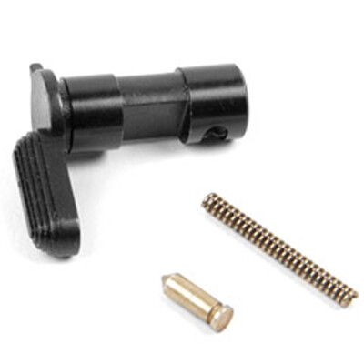 LBE Unlimited AR-15 Complete Selector Assembly Selector/Spring/Detent Matte Black ARSLASY