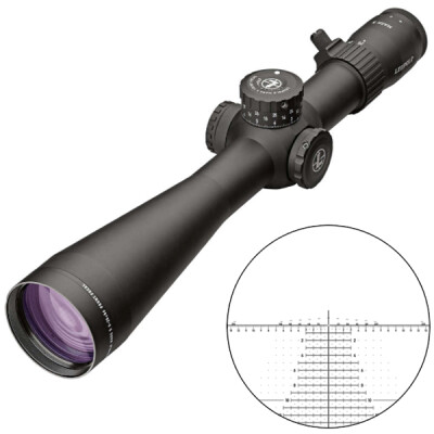 Leupold Mark 5HD 5-25x56 Rifle Scope H59 Non-Illuminated Reticle 35mm Tube 1/10 Mil Adjustments Side Focus Parallax First Focal Plane Matte Black Finish