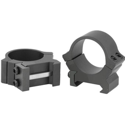Leupold PRW2 Permanent Weaver/Picatinny Style Scope Rings 34mm Tube Medium Height Machined Steel Matte Black