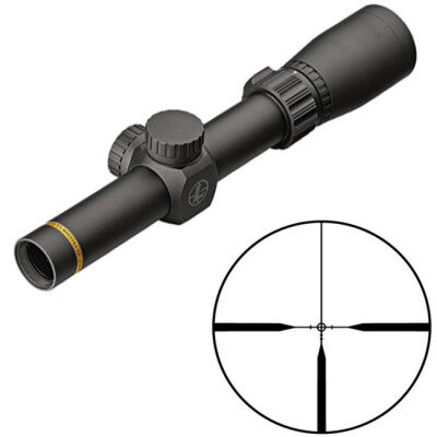 Leupold VX-Freedom 1.5-4x20 Riflescope Pig Plex Non-Illuminated Reticle 1" Tube .25 MOA Adjustments Finger Click Turrets Second Focal Plane Matte Black Finish