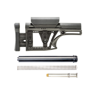 Luth-AR LR-308/AR-10 MBA-1 Stock Assembly A2 Tube .308 Rifle Buffer And Spring Black