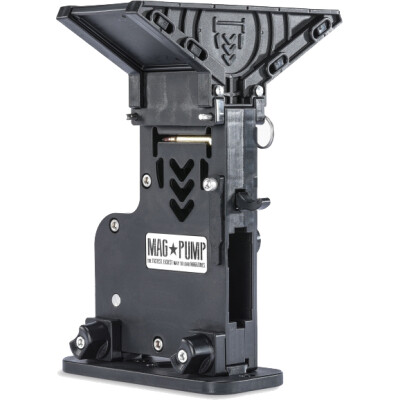 MagPump AR-15 Magazine Loader .223 Rem/5.56 NATO/.300 AAC Blackout 90 Round Hopper Feed Polymer Housing Matte Black