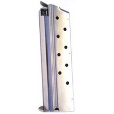 Mec-Gar 1911 Full Size 8 Round Mag .40 S&W Steel Nickel