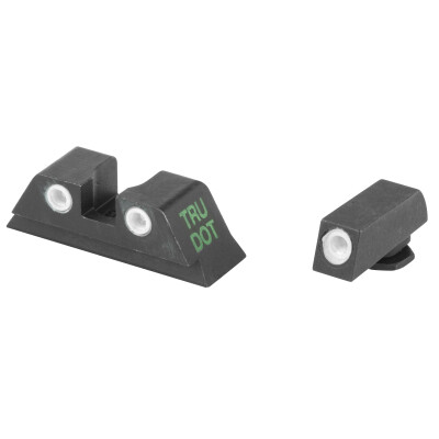 Meprolight Tru-Dot Fixed Night Sights for Glock Handguns Green/Green Steel 10224