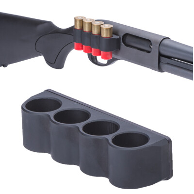 Mesa Tactical Sureshell Shotshell Carrier Right Side Remington 870 12 Gauge 4 Shell Carrier Black 90600