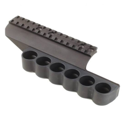 Mesa Tactical SureShell Six Round Shotshell Carrier with Picatinny Rail Benelli Supernova Tactical Aluminum Black 92010