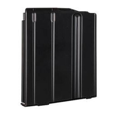 ASC LR-308/SR-25 Magazine .308/7.62 5 Rounds Stainless Steel Black 5-308-SS-BM-B-ASC