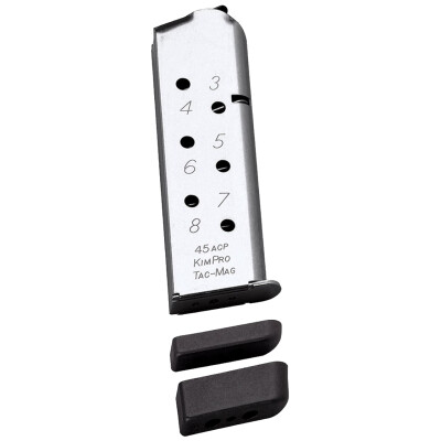 Kimber Full Size 1911 Tac-Mag Magazine .45 ACP 8 Rounds Stainless