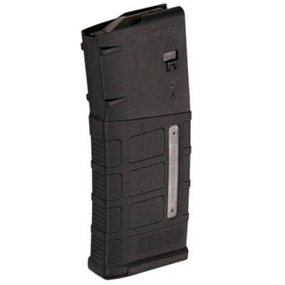 Magpul Windowed PMAG 25 DPMS LR 308/SR-25 Magazine, 25 Rounds, Gen M3, Black