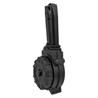 ProMag Springfield XD-9 9mm Luger Drum Magazine 50 Rounds Polymer Black