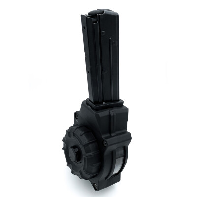 ProMag Five-Seven 5.7X28mm Drum Magazine 55 Rounds Polymer Black