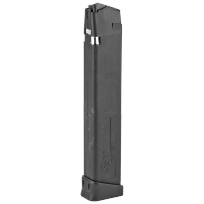SGM Tactical Magazine for Glock 20/20SF 30 Round Magazine 10mm Auto Polymer Matte Black