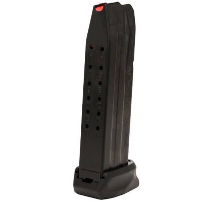 Walther PPQ M2 Factory Extended Magazine 9mm Luger 17 Rounds Steel/Polymer Black