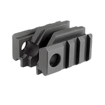 Midwest Industries AR-15 Tactical Light Mount Gen 2 w/ Standard Front Sight Aluminum Black MCTAR-01G2